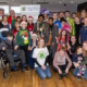 All the PAG members and the Princes Hall Panto cast 2024 assembled for a group photo.