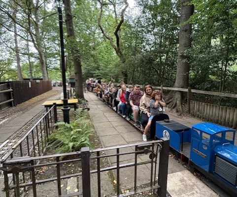 Summer Picnic Train Ride A ride on the miniature locomotive for all
